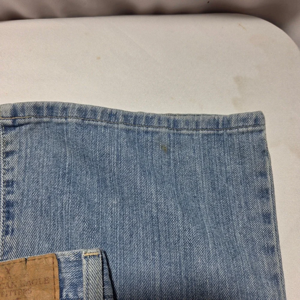 American‎ Eagle Vintage Y2K Low Rise Bootcut Jeans Light Wash Hipster Fit 8 Reg